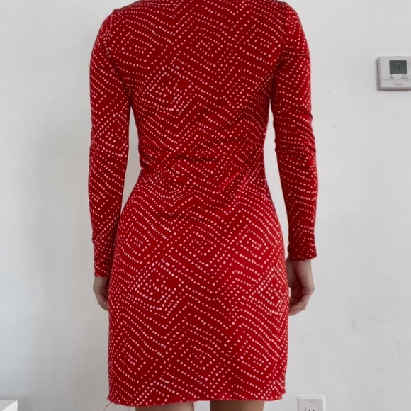 Cute mini polka dot DVF dress - Picture 3 of 7